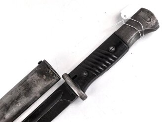 Seitengewehr Modell 84/98 für k98 der Wehrmacht. Nummerngleiches Stück von 42ddl