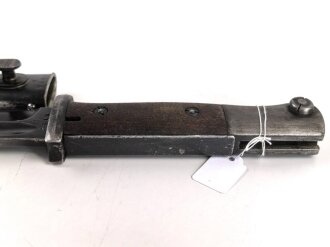 Seitengewehr Modell 84/98 für k98 der Wehrmacht. Nummerngleiches Stück von WKC 1937