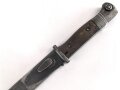 Seitengewehr Modell 84/98 für k98 der Wehrmacht. Nummerngleiches Stück von WKC 1937