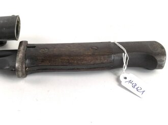 Seitengewehr Modell 84/98 für k98 der Wehrmacht. Nummerngleiches Stück von S174 , datiert 1936