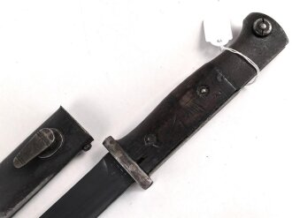 Seitengewehr Modell 84/98 für k98 der Wehrmacht. Nummerngleiches Stück von S174 , datiert 1936