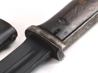 Seitengewehr Modell 84/98 für k98 der Wehrmacht. Nummerngleiches Stück von S174 , datiert 1936