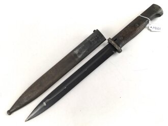 Seitengewehr Modell 84/98 für k98 der Wehrmacht. Nummerngleiches Stück von S174 , datiert 1936