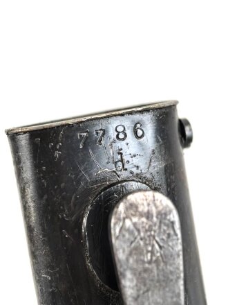 Seitengewehr Modell 84/98 für k98 der Wehrmacht. Gebraucht, ungereinigt