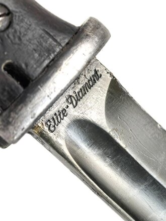 Seitengewehr Modell 84/98 für k98 der Wehrmacht. Gebraucht, ungereinigt