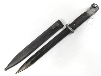 Seitengewehr Modell 84/98 für k98 der Wehrmacht. Gebraucht, ungereinigt