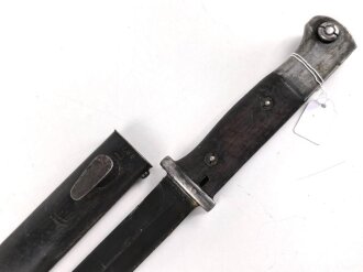 Seitengewehr Modell 84/98 für k98 der Wehrmacht. Gebraucht, ungereinigt