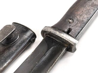 Seitengewehr Modell 84/98 für k98 der Wehrmacht. Gebraucht, ungereinigt