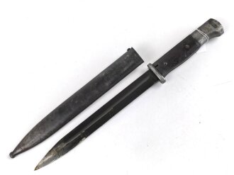 Seitengewehr Modell 84/98 für k98 der Wehrmacht. Gebraucht, ungereinigt
