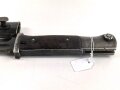 Seitengewehr Modell 84/98 für k98 der Wehrmacht. Gebraucht, ungereinigt