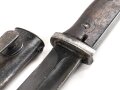 Seitengewehr Modell 84/98 für k98 der Wehrmacht. Gebraucht, ungereinigt