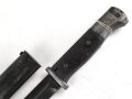 Seitengewehr Modell 84/98 für k98 der Wehrmacht. Gebraucht, ungereinigt