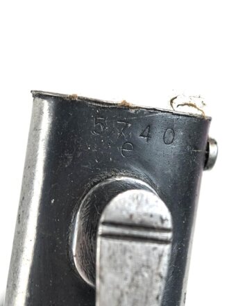 Seitengewehr Modell 84/98 für k98 der Wehrmacht. Gebraucht, ungereinigt