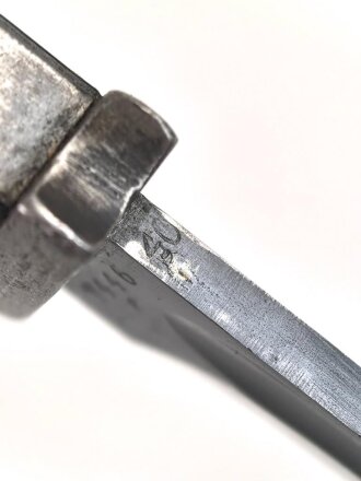 Seitengewehr Modell 84/98 für k98 der Wehrmacht. Gebraucht, ungereinigt