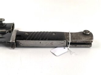 Seitengewehr Modell 84/98 für k98 der Wehrmacht. Gebraucht, ungereinigt