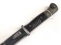 Seitengewehr Modell 84/98 für k98 der Wehrmacht. Gebraucht, ungereinigt