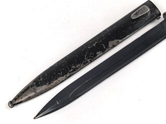 Seitengewehr Modell 84/98 für k98 der Wehrmacht. Gebraucht, ungereinigt