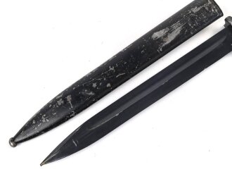 Seitengewehr Modell 84/98 für k98 der Wehrmacht. Gebraucht, ungereinigt