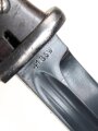 Seitengewehr Modell 84/98 für k98 der Wehrmacht. Gebraucht, ungereinigt