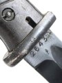 Seitengewehr Modell 84/98 für k98 der Wehrmacht. Gebraucht, ungereinigt