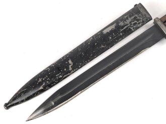 Seitengewehr Modell 84/98 für k98 der Wehrmacht. Gebraucht, ungereinigt