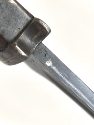 Seitengewehr Modell 84/98 für k98 der Wehrmacht. Gebraucht, ungereinigt