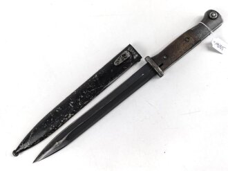 Seitengewehr Modell 84/98 für k98 der Wehrmacht. Gebraucht, ungereinigt