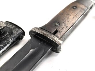 Seitengewehr Modell 84/98 für k98 der Wehrmacht. Gebraucht, ungereinigt