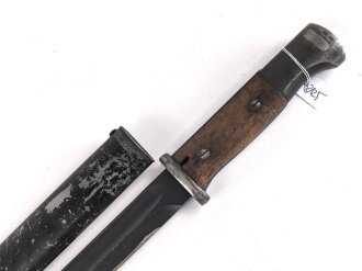 Seitengewehr Modell 84/98 für k98 der Wehrmacht. Gebraucht, ungereinigt