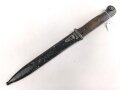 Seitengewehr Modell 84/98 für k98 der Wehrmacht. Gebraucht, ungereinigt