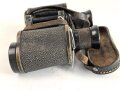 Doppelfernrohr 6 x 30. Hersteller entfernt, Gute Durchsicht, rechts verunreinigt, Strichplatte deutlich sichtbar.