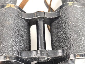 Dienstglas 7 x 50 Wehrmacht. Hersteller beh. Glasklare Durchsicht, keine Strichplatte. Sehr guter Gesamtzustand