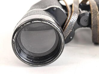 Dienstglas 7 x 50 Wehrmacht. Hersteller beh. Glasklare Durchsicht, keine Strichplatte. Sehr guter Gesamtzustand