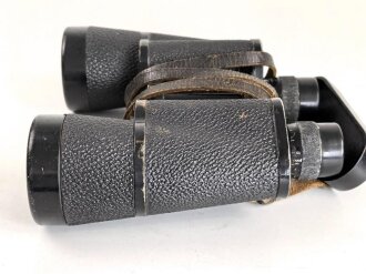 Dienstglas 7 x 50 Wehrmacht. Hersteller beh. Glasklare Durchsicht, keine Strichplatte. Sehr guter Gesamtzustand