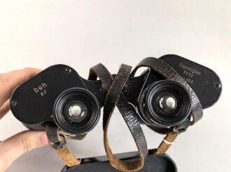 Dienstglas 7 x 50 Wehrmacht. Hersteller beh. Glasklare Durchsicht, keine Strichplatte. Sehr guter Gesamtzustand