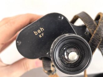 Dienstglas 7 x 50 Wehrmacht. Hersteller beh. Glasklare Durchsicht, keine Strichplatte. Sehr guter Gesamtzustand