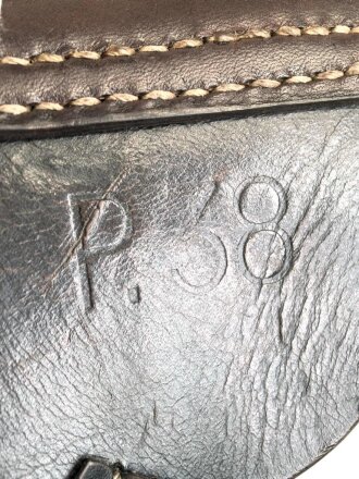 Tasche zur Pistole P38 der Wehrmacht. Guter Zustand, Hersteller jwa41