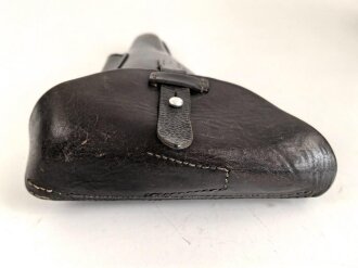 Polizei III.Reich, Koffertasche zur Pistole P08. Guter Zustand, datiert 1943