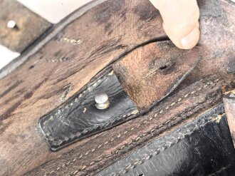 Koffertasche zur Pistole P08 der Wehrmacht. Guter Zustand, Hersteller Römer Neu Ulm 1940