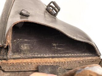 Koffertasche zur Pistole P08 der Wehrmacht. Guter Zustand, datiert 1940.
