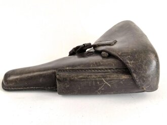 Koffertasche zur Pistole P08 der Wehrmacht. Guter Zustand, datiert 1940.
