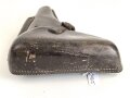 Koffertasche zur Pistole P08 der Wehrmacht. Guter Zustand, datiert 1940.
