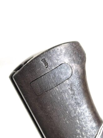 1. Weltkrieg, Seitengewehr M84/98 mit preussischer Abnahme von 1916. Herstellermarkierung Herder Solingen sowie Walter & Co Mühöhausen Thüringen