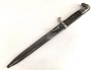 Kaiserreich und 1.Weltkrieg , kurzes Seitengewehr M1898 mit Sägerücken.Eigentumstsück, Hersteller Eickhorn Solingen