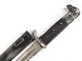 Kaiserreich und 1.Weltkrieg , kurzes Seitengewehr M1898 mit Sägerücken.Eigentumstsück, Hersteller Eickhorn Solingen