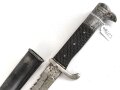 Kaiserreich und 1.Weltkrieg , kurzes Seitengewehr M1898 mit Sägerücken.Eigentumstsück, Hersteller Eickhorn Solingen