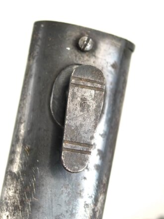 Kaiserreich und 1. Weltkrieg, Seitengewehr M84/98 mit Sägerücken. Hersteller Gottlieb Hammesfahr Solingen.