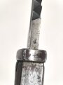 Kaiserreich und 1. Weltkrieg, Seitengewehr M84/98 mit Sägerücken. Hersteller Gottlieb Hammesfahr Solingen.