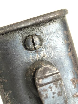 1. Weltkrieg, Seitengewehr M98/05 mit Sägerücken. Preussischer Abnahme von 1917. Herstellermarkierung Waffenfabrik Mauser Oberndorf