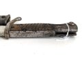 1. Weltkrieg, Seitengewehr M98/05 mit Sägerücken. Preussischer Abnahme von 1917. Herstellermarkierung Waffenfabrik Mauser Oberndorf